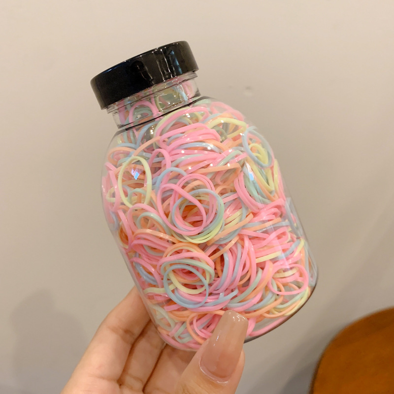 2025 nuevo estilo simple y versátil banda para el cabello sin costuras diadema duradera y de alta elasticidad que no daña el cabello coleta gruesa cuerda para el cabello sombreros