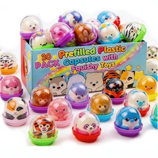 Капсулы с плоским дном для фигурок и мини-игрушек