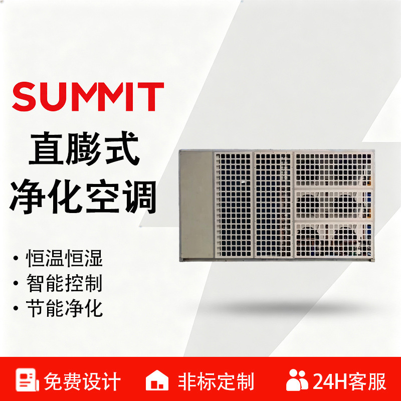 Food Workshop Direct Expansion Purification Air Conditioning Integrated Heat Pump Wheel Dehumidification Constant Temperature and Humidity Non-Standard Unit