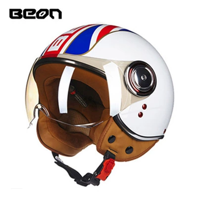 Electric Vehicle Half Helmet Motorcycle — Motorcycle Safety Supplies - british-flag-bright-whitered-and-blue-s