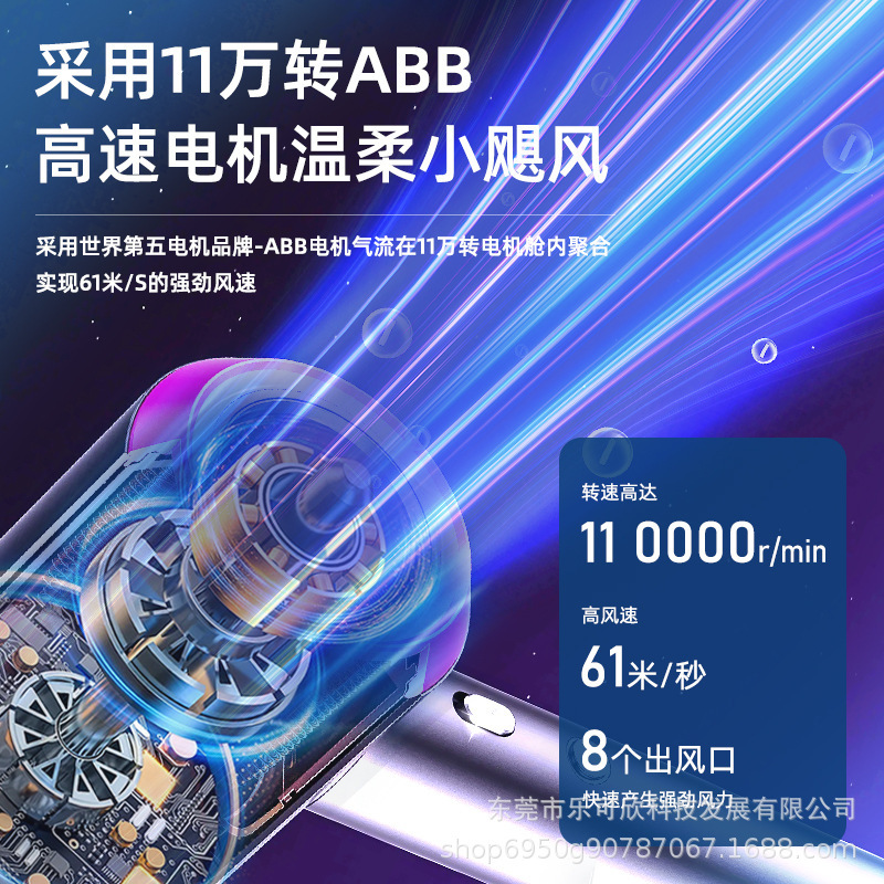 负离子高速吹风机电吹风恒温大功率速干发廊宿舍家用风筒|undefined