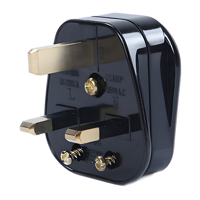 Asta Certified British Standard Bs Plug Uk Saudi Malaysia Detachable Industrial Plug Three Plug