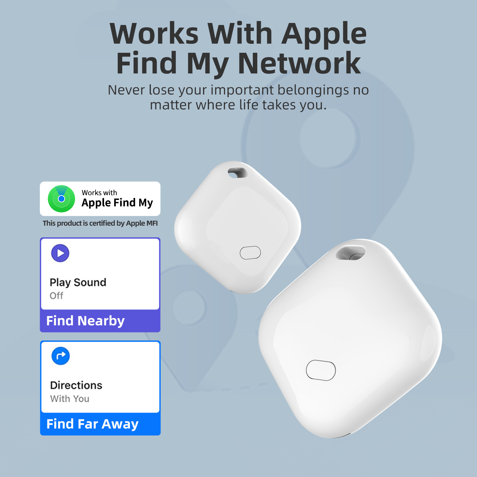 Apple 특수 로케이터 애완 동물 미니 블루투스 분실 방지 장치 어린이 findmy 글로벌 위치 추적기