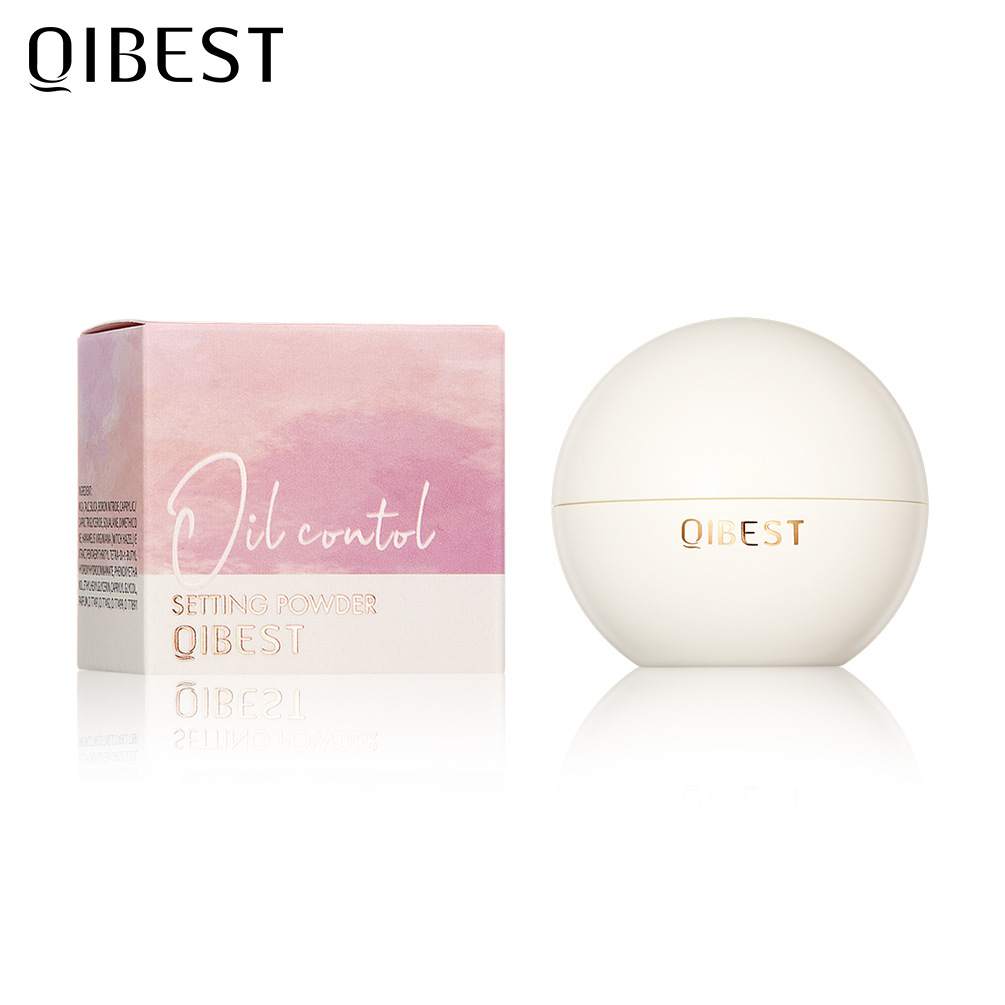 Carina QIBEST – correcteur naturel mat imperméable, poudre de réglage, toner fin léger_voghion.com