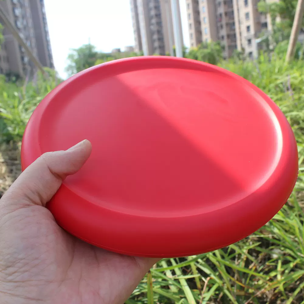 工厂批发儿童PU软飞盘玩具户外亲子运动飞碟环保安全手抛彩色飞盘