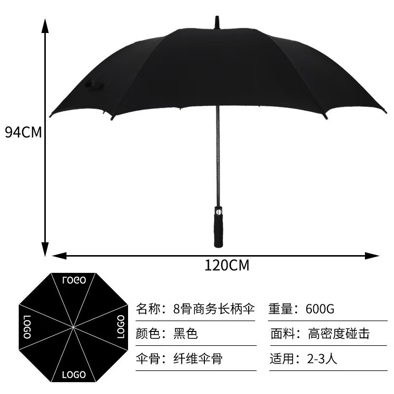 超大号雨伞全新高尔夫伞LOGO直杆长柄广告伞遮阳晴雨伞批发防晒|undefined
