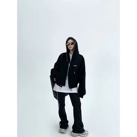 2024 Spring and Autumn Pi Handsome Jacket Men's Ins High Street Tide Brand Hong Kong Style Japanese Style Harajuku Style Korean Style Fashionable Loose Jacket