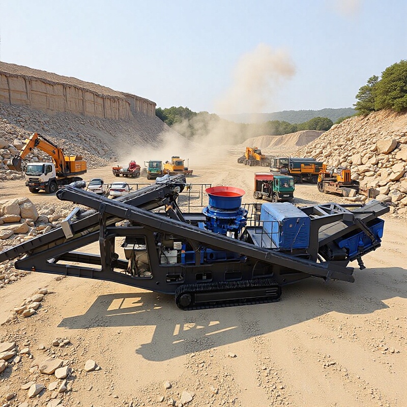Manufacturer Supplies Sand and Gravel Aggregate Crushing and Sand Making Machine, Cone Crusher, and Crawler Mobile Crushing Station Manufacturer Supplies Sand and Gravel Aggregate Crushing and Sand Making Machine, Cone Crusher, and Crawler Mobile Crushing Station