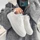 Spring Men's Shoes New Breathable White Shoes Men's Korean-style Fashionable All-match Thick-soled Sports Casual Shoes for Men
