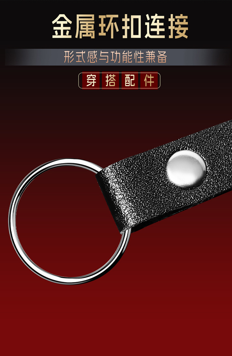 SM Flirting Restraint Set with Handcuffs, PU Leather and Metal, Black — detail image 21
