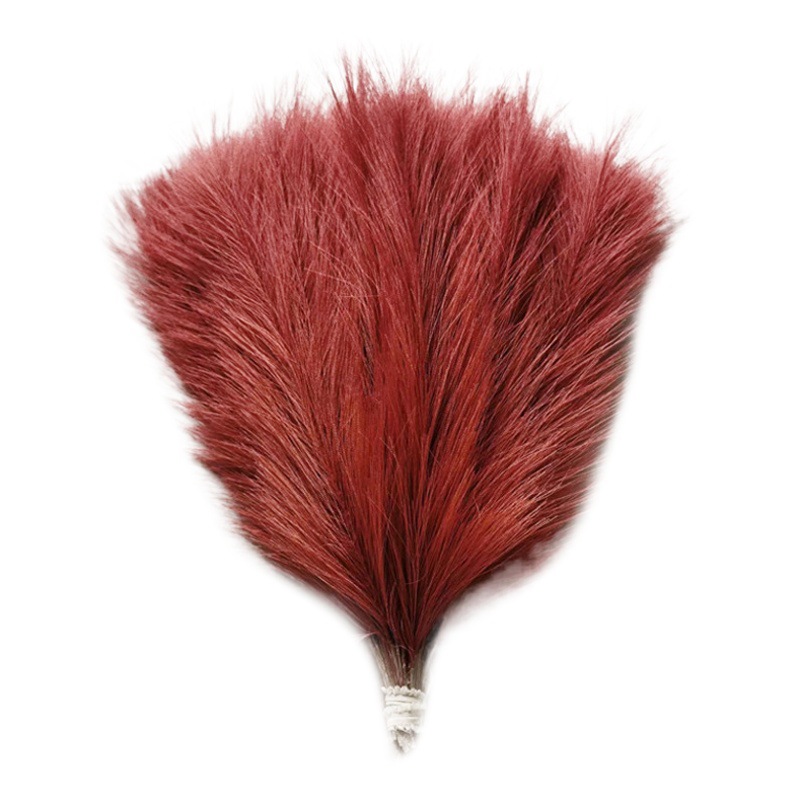 Spot hierba pampeana artificial transfronteriza simulación plumas accesorios de boda simulación jardinería decoración pelo de caña al por mayor
