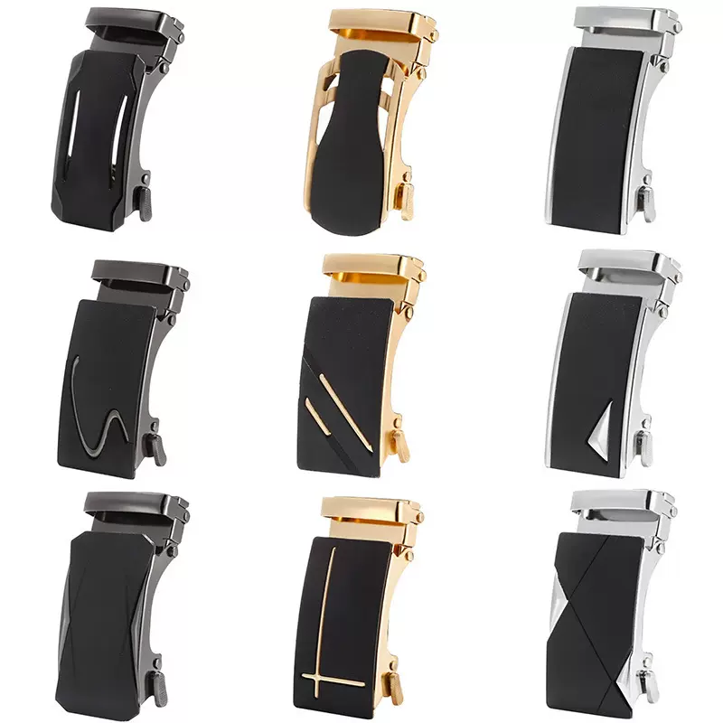 4.0男士皮带扣磨砂自动扣适用3.5cm宽皮带腰带头尼龙男裤带头批发