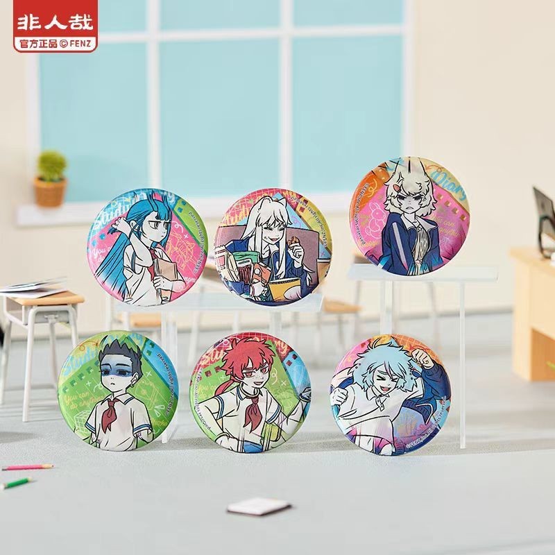 正規品非人哉-花火の年シリーズ缶バッジブラインドボックスアニメ二次元周辺機器|undefined