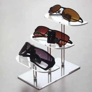 Transparent Multi-layer Glasses Hand-held Display Rack Cosmetic Commodity Display Rack Crown Bracelet Display