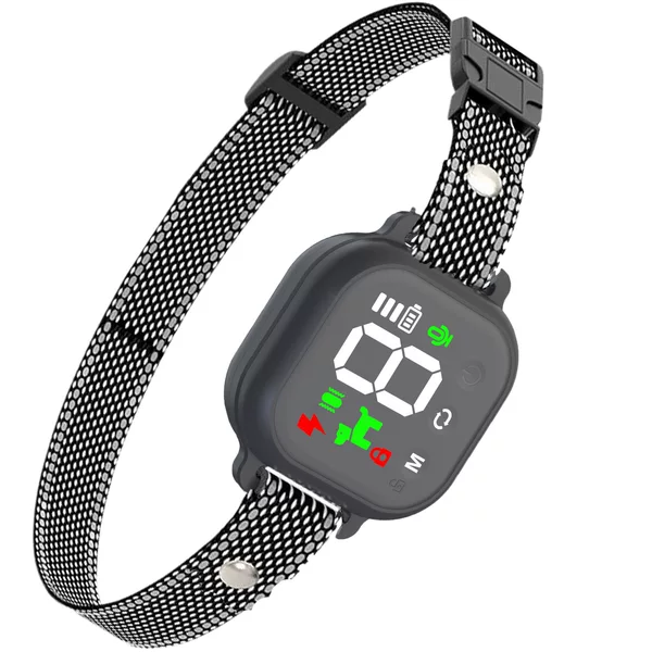 Smart automatic dog bark stopper, pet anti-barking device, automatic electric shock collar, electronic collar for large, medium, and small dogs