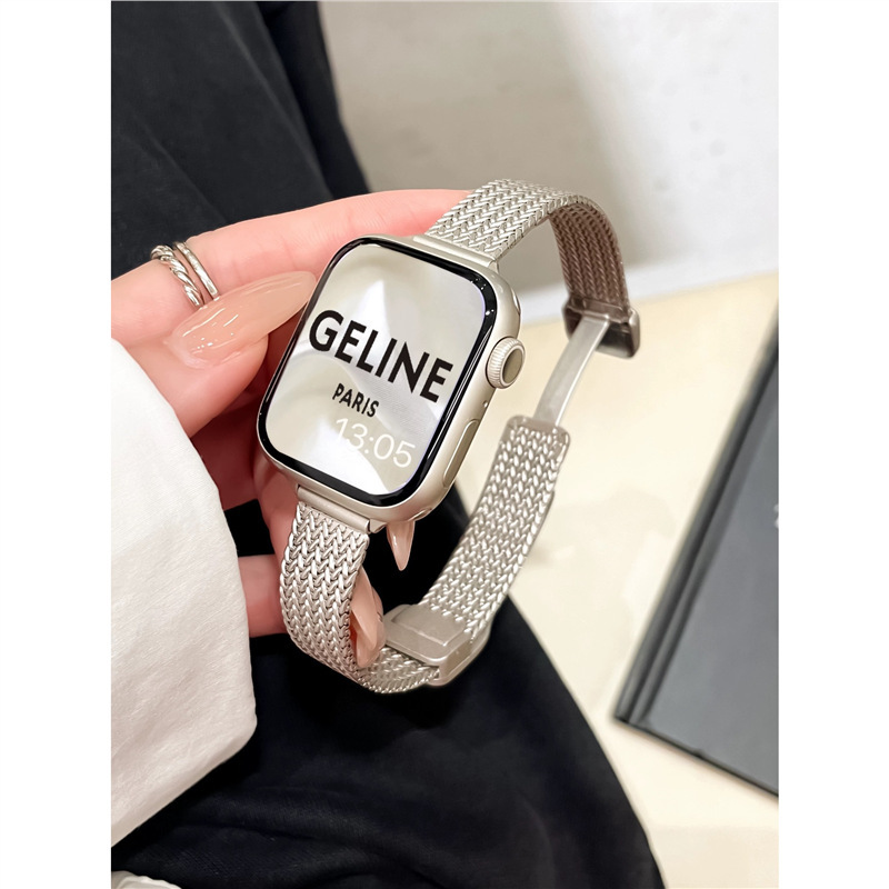 Aplicable para Huawei gt5 correa de reloj de alta calidad globo gt6pro damas absorción exquisita reloj gt4 correa de metal