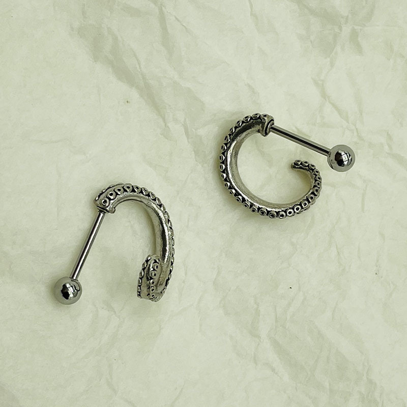 Titanium Steel Lip Ring 2
