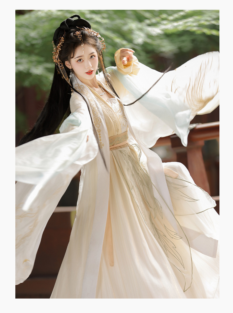 原创宋制汉服女武侠风古装超仙大袖衫齐腰襦裙套装改良日常款秋季-阿里巴巴