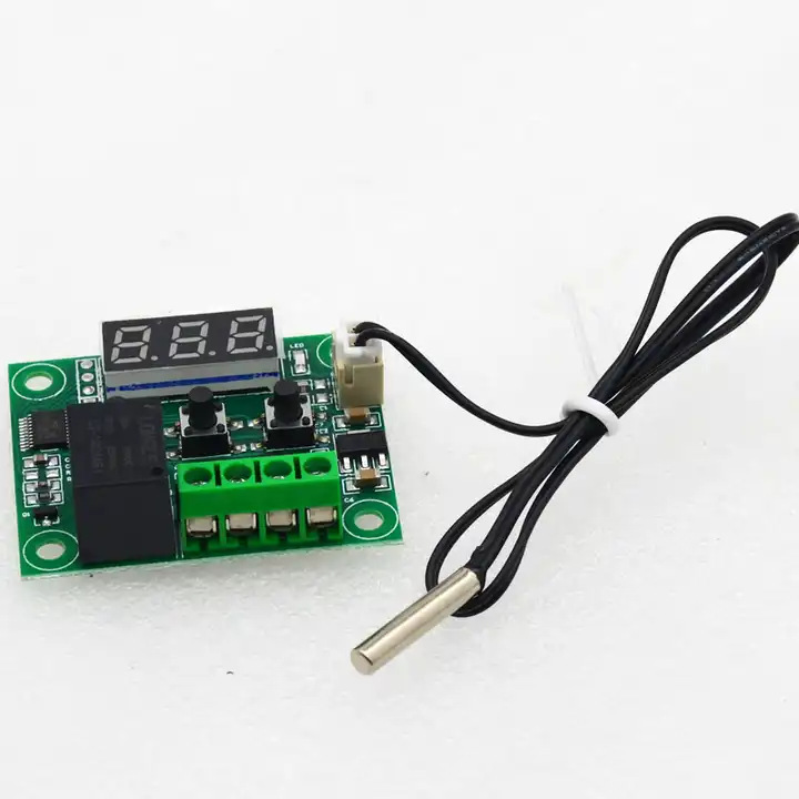 12V Digital Display thermostat high precision temperature controller temperature control switch miniature temperature control board XH-W1209 12V Digital Display thermostat high precision temperature controller temperature control switch miniature temperature control board XH-W1209