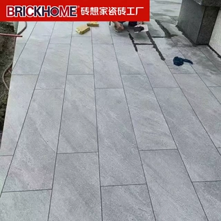 户外庭院砖300*600*18mm别墅院子石英砖星河灰瓷砖地铺石新款广东