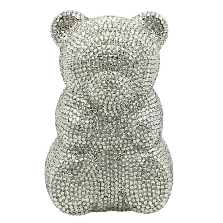 FGG EVENG BAG Европейские и американские вечерние сумки Pumage сумки Teddy Bear Banquet Party Evening Diamond