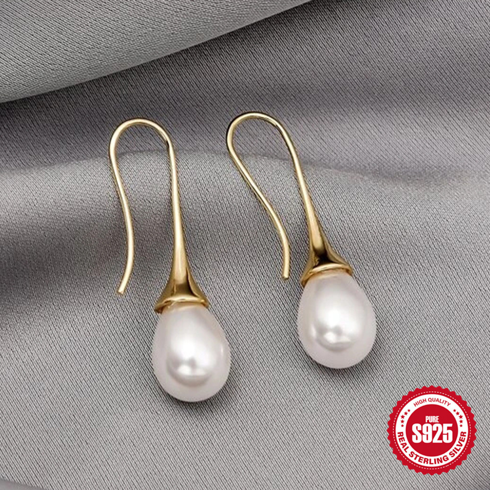 1g Weight 925 Sterling Silver Ear Needle Material 18K Gold Plated Plating Material Drop Earrings Classification 1 Pair Quantity Date, Tea Party Occasion 925 Sterling Silver Material Geometric Pattern All Seasons Season Women's Gender Elegant, Simple Style Style 1 Pair 18K Gold Plated 925 Sterling Silver 925 Sterling Silver Earrings Geometric Drop Earrings 37