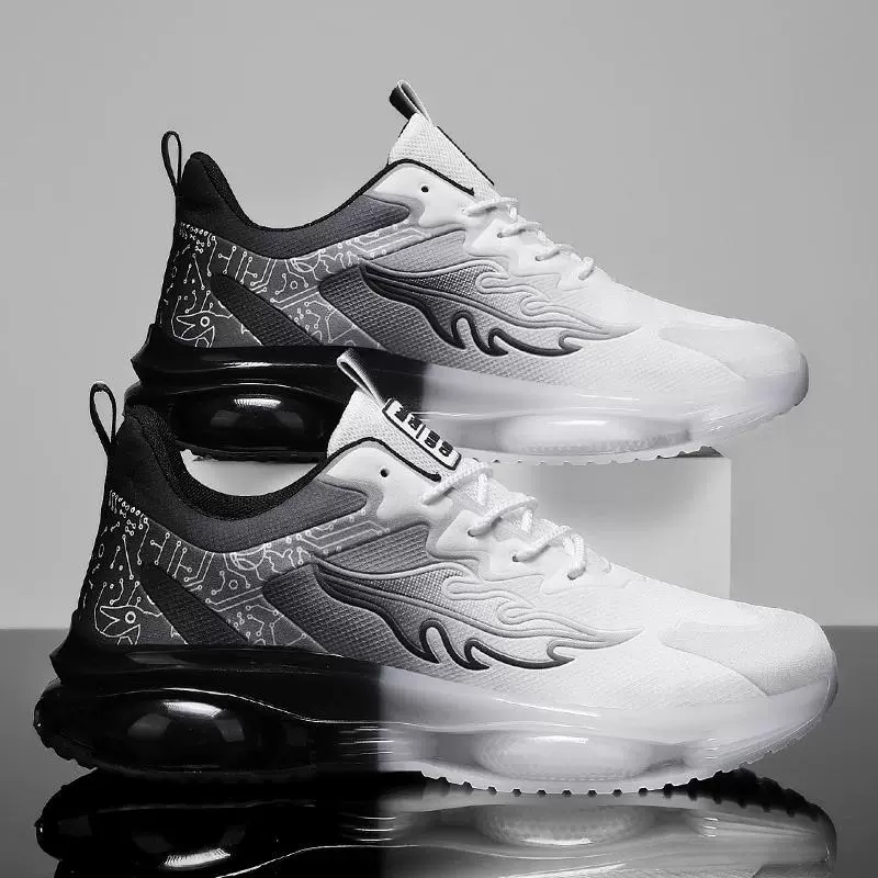 Трансграничная взрывная мужская обувь супер легкий большой размер модная мужская обувь осень мужская обувь 2025 мужская красная повседневная беговая обувь в прямом эфире