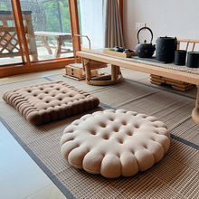 小垫子坐垫椅垫美臀垫个性仿真创意饼干垫可爱学生日系靠垫代发