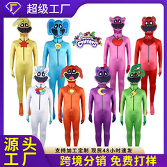Poppy Playtimecos5 ステージ パフォーマンス ハロウィン タイツ Poppy Playtime Smile Animals