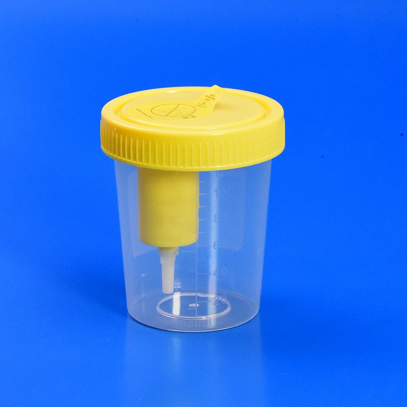 120ml Automatic urine suction cup vacuum Urine bottles laboratory disposable Plastic Urine Collector