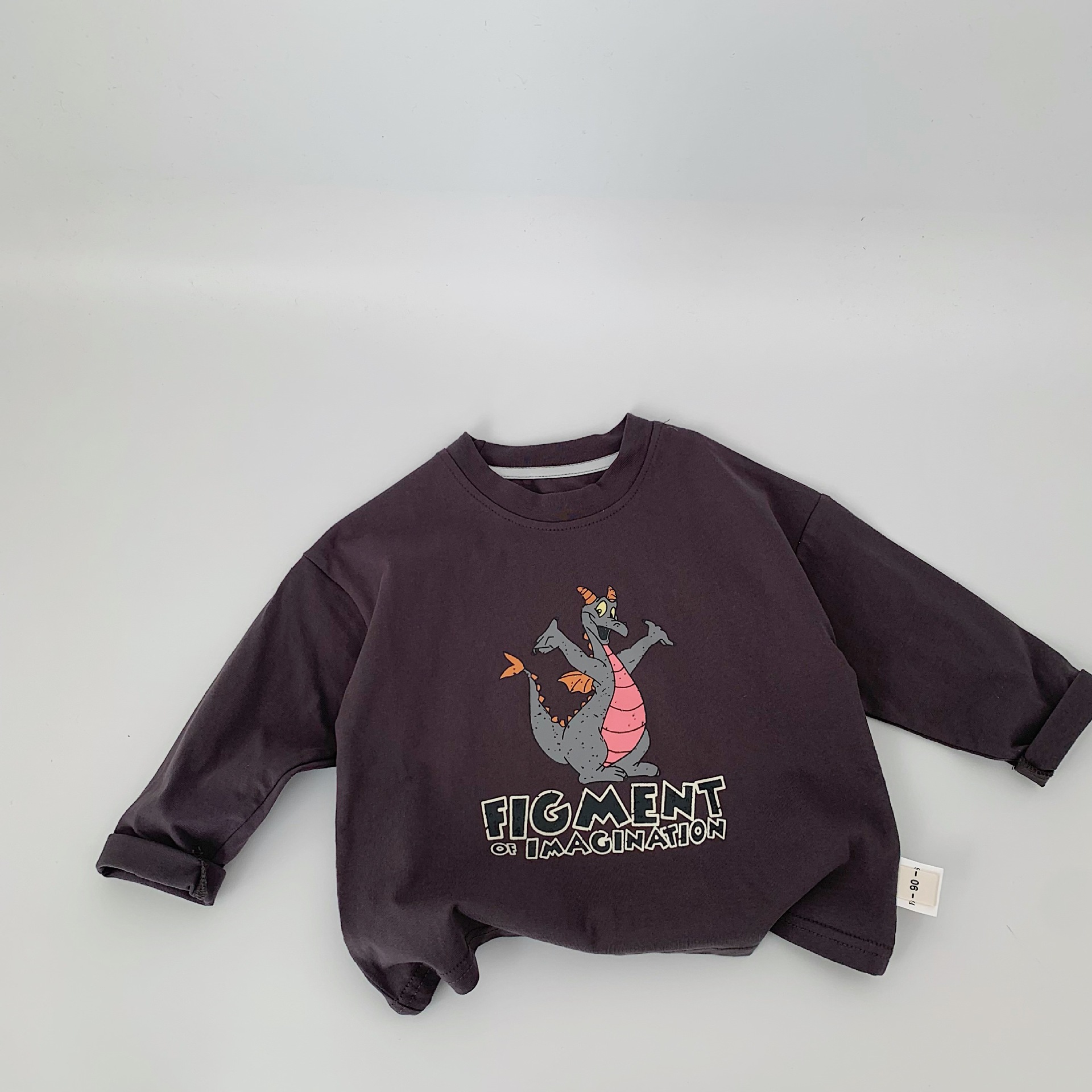 Maibao camiseta para niños 2024 ropa para niños nueva primavera de dibujos animados impreso bottoming camisa niños y niñas casual Top moda