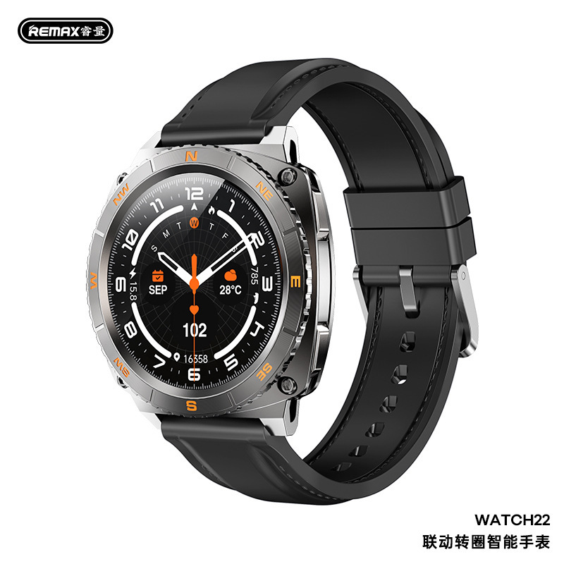 Ruiliang の新しい連動回転スマートウォッチ Bluetooth 通話生活防水高価値スポット WATCH22|undefined