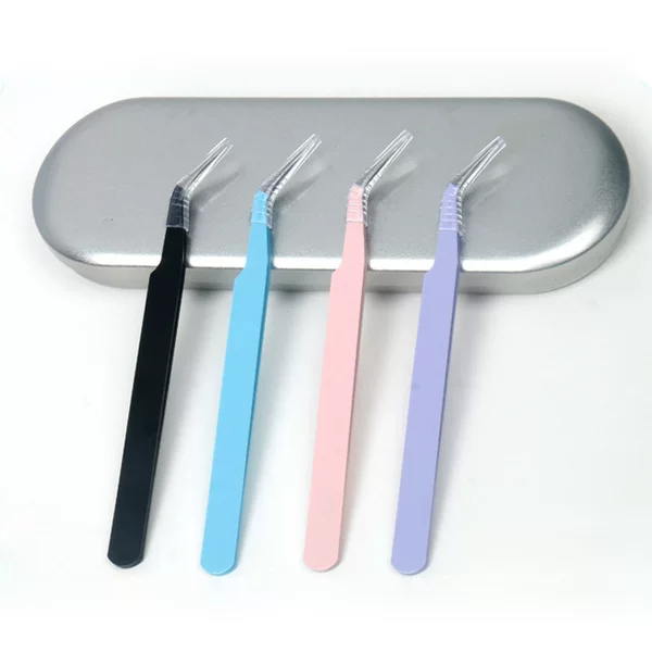 Stainless Steel Thickened Tweezers for Journaling, Eyelash Curler, Handmade Tools, DIY Nail Art, Eyelash Grafting, False Eyelash Tweezers