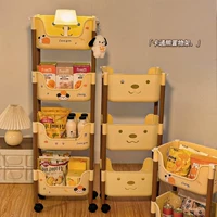 Cute multilayer storage system, cart for bed for bedroom