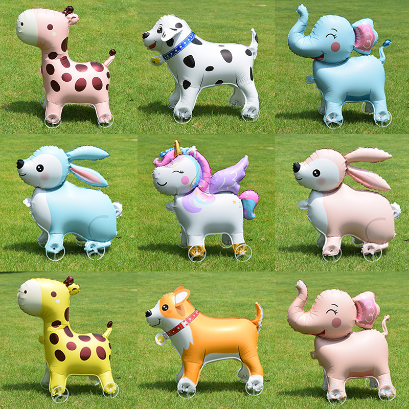 Children's walking animal balloon night market stall animal walking…