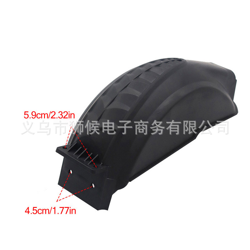 KUGOOM4 electric scooter battery bike accessories are suitable for 10inch rear fender, rear wheel water shield, waterproof and mud-proof