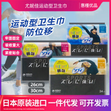 日本进口尤妮佳日用型卫生巾超薄型 无护翼 17-24片