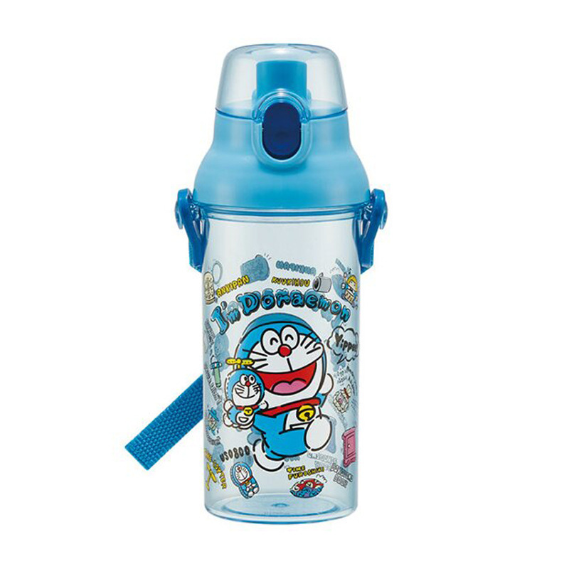日本進口skater斯凱達卡通可愛兒童寶寶透明冷水壺480ml直飲水杯