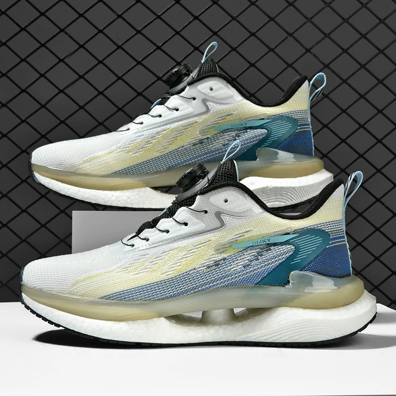 Попкорн вращающаяся пуговица красная мужская обувь с медленным отскоком подростковая беговая обувь осень-зима Leather shoes