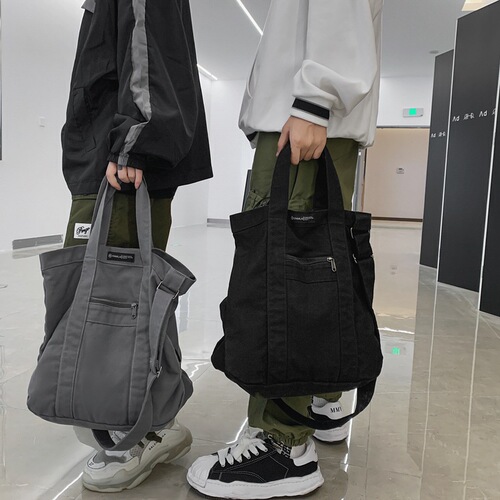 Factory Direct Sale Retro Canvas Bag  New Arrival Unisex Student Korean Style Casual Shoulder Crossbody Handbag