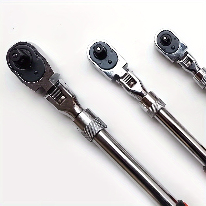 升级款工业级72齿棘轮快速伸缩扳手 省力加长双向快脱汽修快速扳