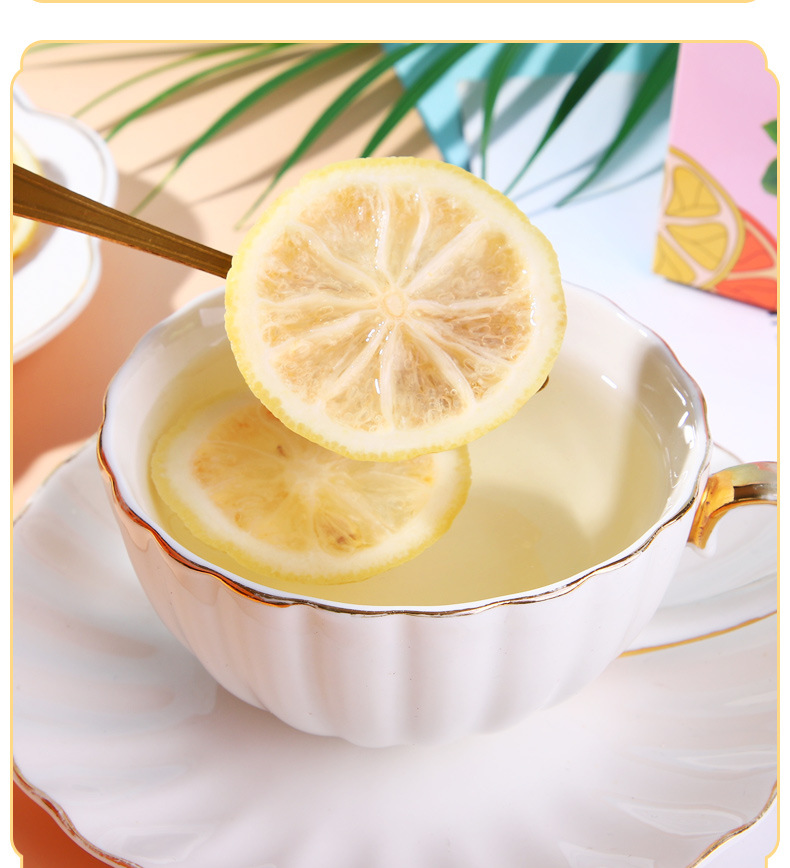 Freeze-Dried Lemon Slices Ning Meng Pian 50g Bottle Honey Lemon Tea Summer Cold Brew Fruit Tea specifications