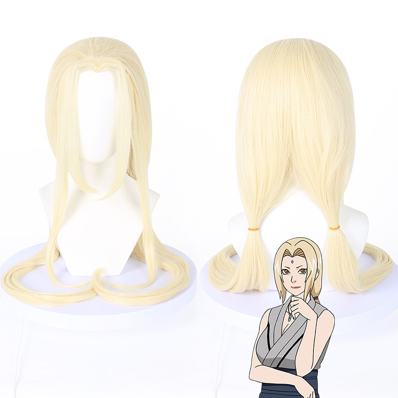 Cardamom Naruto Gang Shou cosplay Wig Beauty Pointy Beige Long Hair