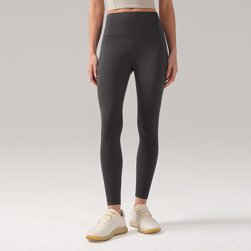 lulu alta resistencia, pantalones de pantalones de cintura alta, pantalones de gimnasio transpirables, 24 "pantalones deportivas abrasivas. image 10