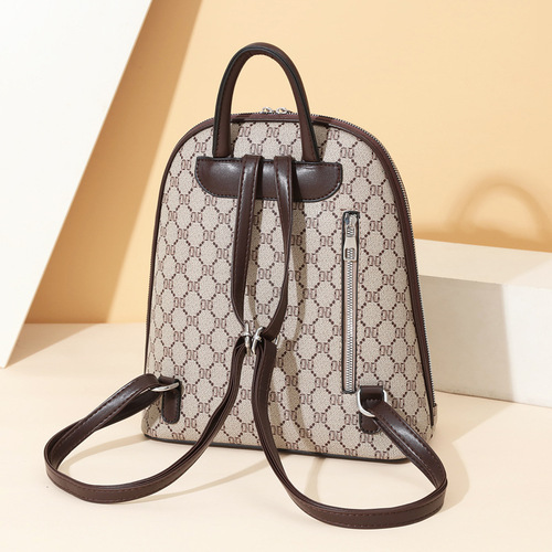 双肩包女包新款韩版时尚旅行逛街学生字母个性大背包一件代发