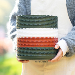 Factory direct sales flower pot water tray mobile chassis base flower tray tray round plastic lace tray wholesale