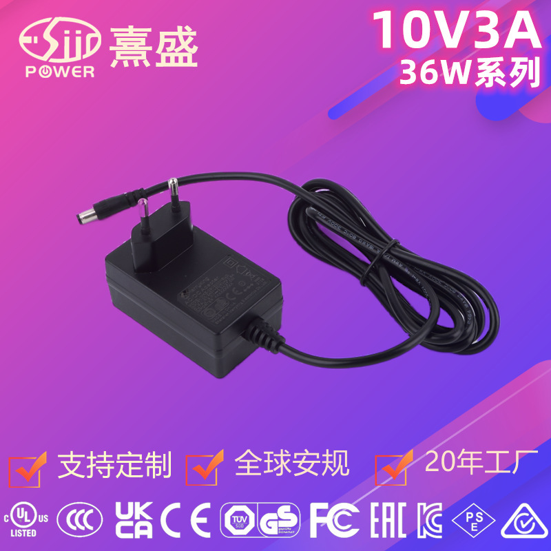 10V3A Power AdApter EuropeAn RegulAtions oVer CE GS SAfety 12V3A/9V2.5A//24V1.5A/36V1A