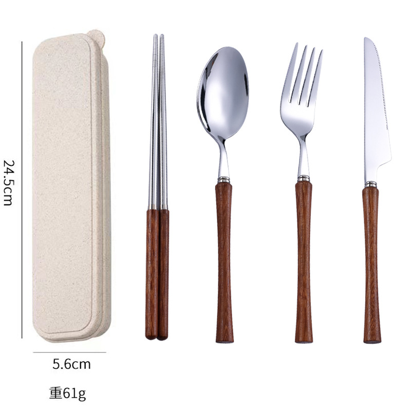젓가락 + 칼 + 숟가락 + 포크 + 상자