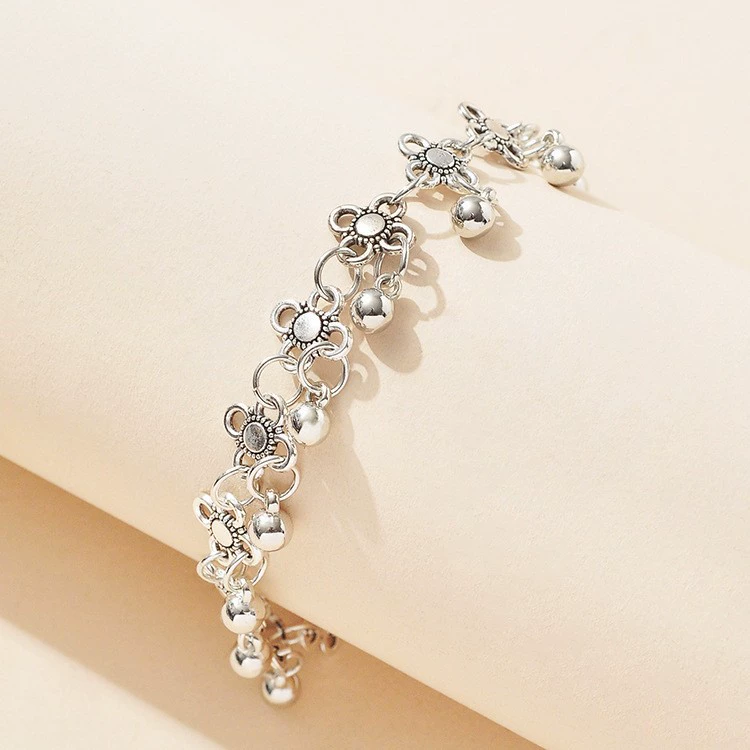 ANKLE Bracelet Toe Chain, Boho European Style, Dangle Charms, 18.3 cm