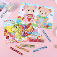 儿童手工DIY钻石画材料包创意益智趣味玩具幼儿园装饰画精美礼品